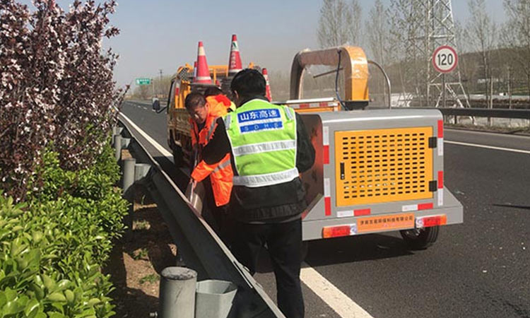 牽引式吸葉機工作范圍以及工作效果