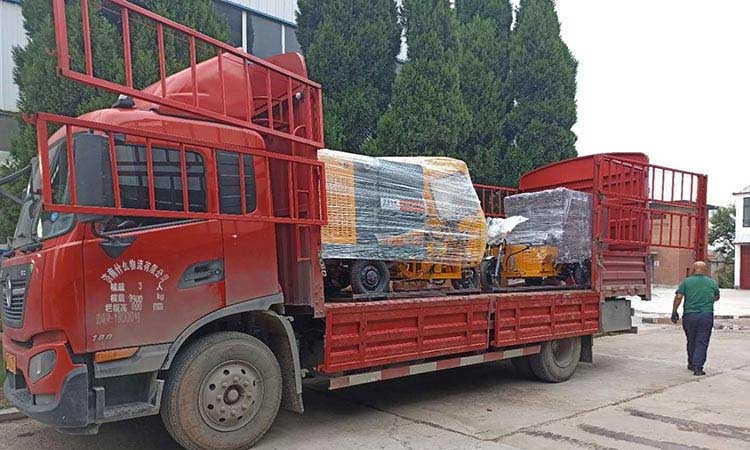 高溫高壓清洗車裝車發貨 高壓清洗車