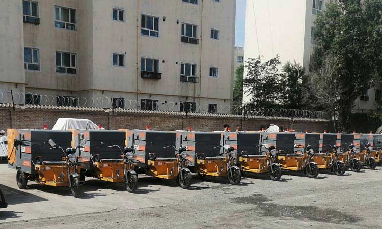 多功能電動高壓清洗車助力美麗新疆讓城市更美麗，讓環境更安逸