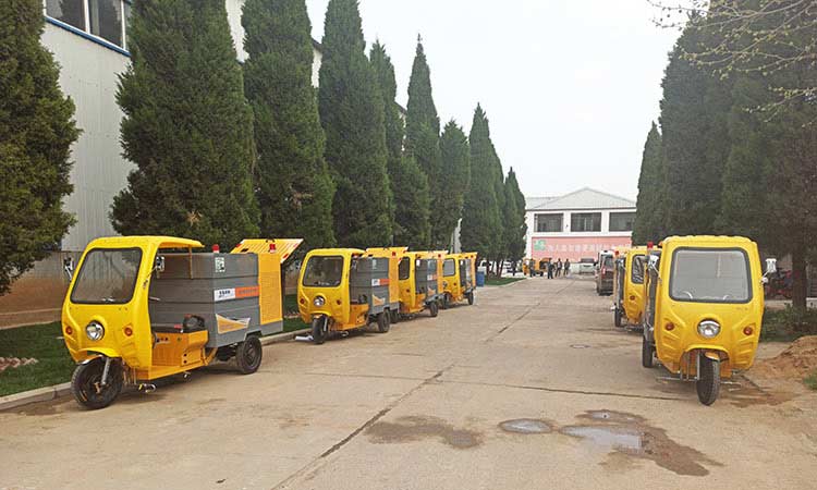 小區(qū)物業(yè)購(gòu)置三輪高壓清洗車(chē)訂單發(fā)貨