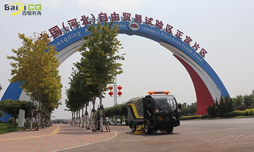 洗掃車清掃模式人工+機械共同創造美好環境