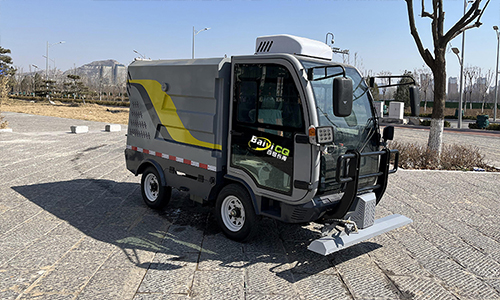 純電動高壓清洗車解決高檔小區環衛清潔問題