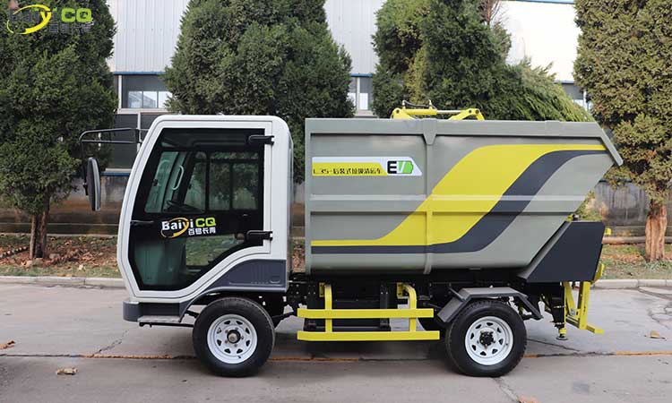 掛桶式垃圾清運車小區，景區，鄉鎮垃圾桶清潔清理方便快捷