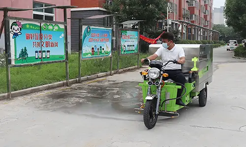 純電動三輪高壓清洗車發往深圳某環衛公司
