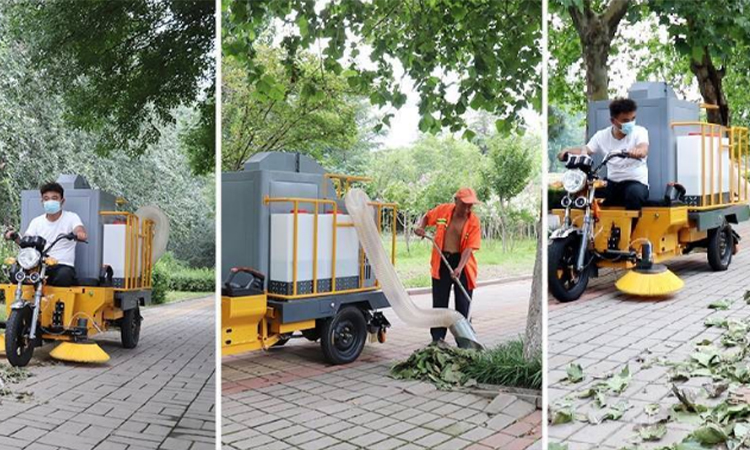 百易長(zhǎng)青小型樹葉收集車