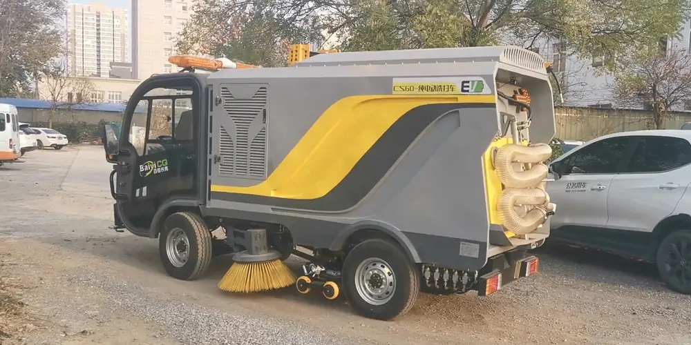 純電動洗掃車，小型電動洗掃車，洗掃車，馬路洗掃車，電動洗掃車小型