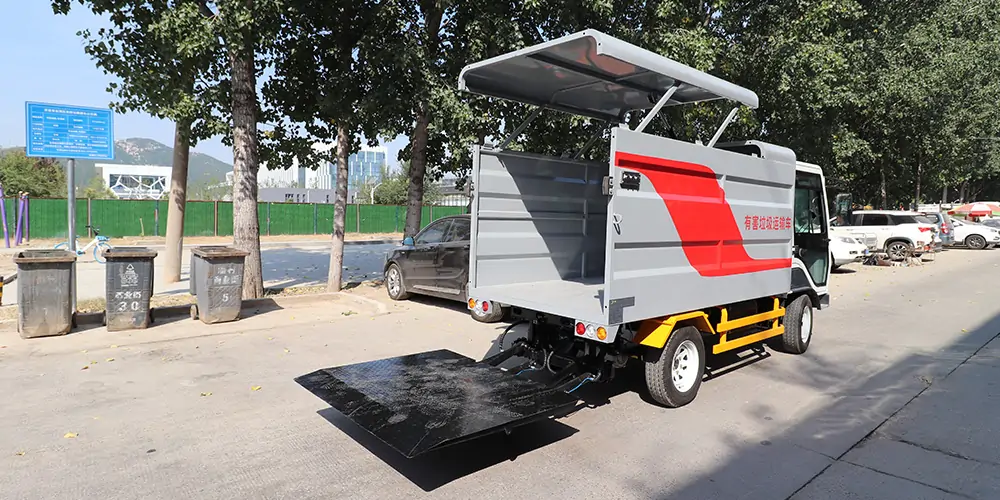 純電動分類垃圾清運車_垃圾分類車_純電動垃圾車_小區垃圾轉運車