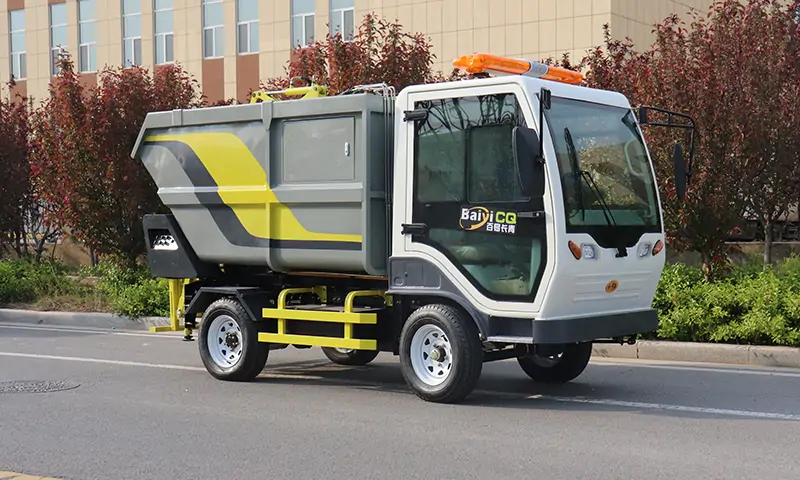 電動后裝式垃圾車：環(huán)保革命的嶄新明星，物業(yè)景區(qū)園林垃圾轉運好幫手