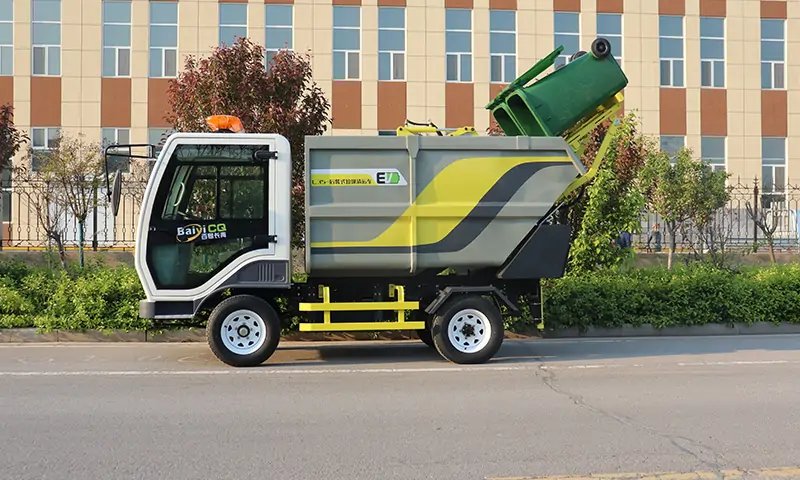 純電動后裝式垃圾清運車：環保先行，高效清理垃圾