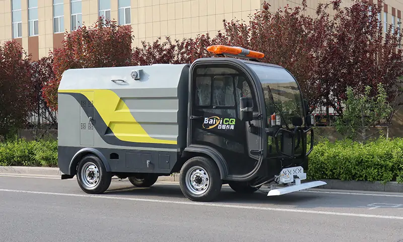 創新環保車輛:四輪多功能高壓清洗車