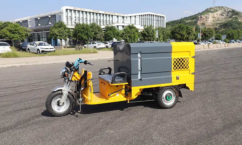 高效清潔,綠色環保:三輪多功能高壓清洗車