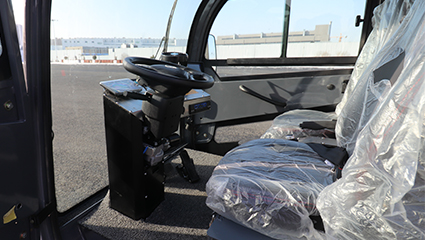 后裝式垃圾清運車BY-L35操作環境