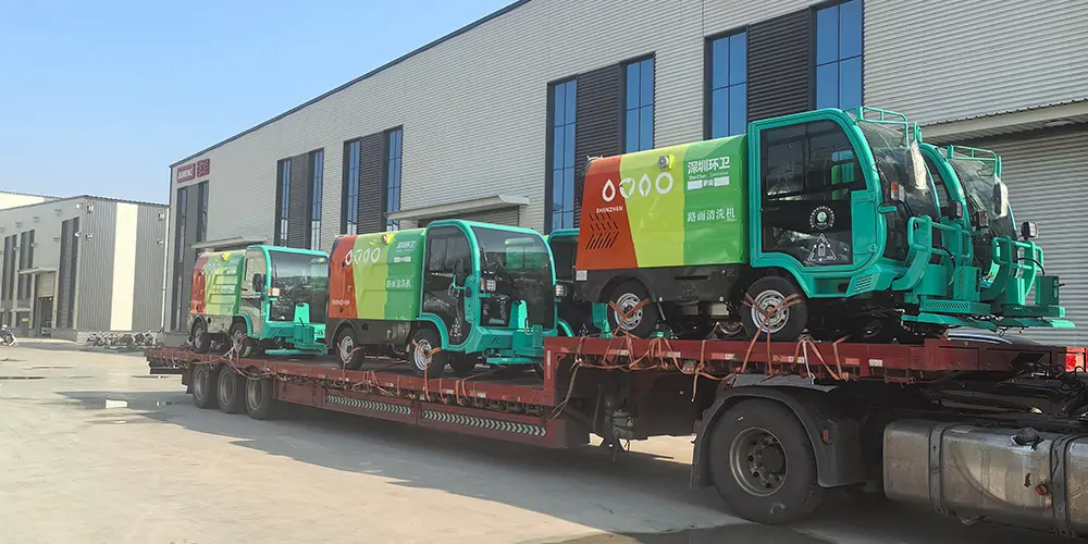 純電動路面養護車_ 路面養護車_ 四輪純電動高壓清洗車_ 高壓清洗車