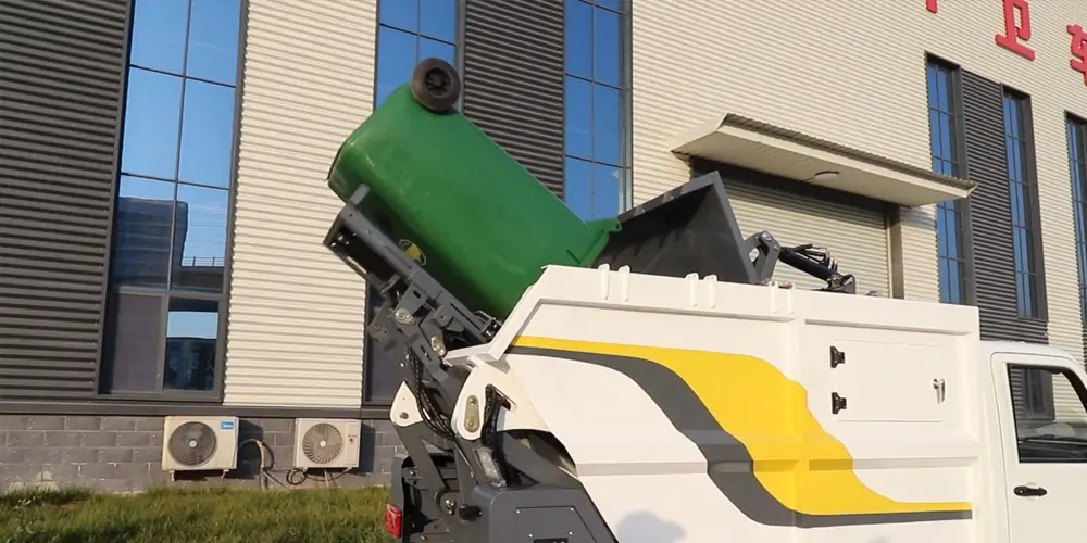 純電動后裝式垃圾車，后裝式垃圾車，垃圾車，電動垃圾車