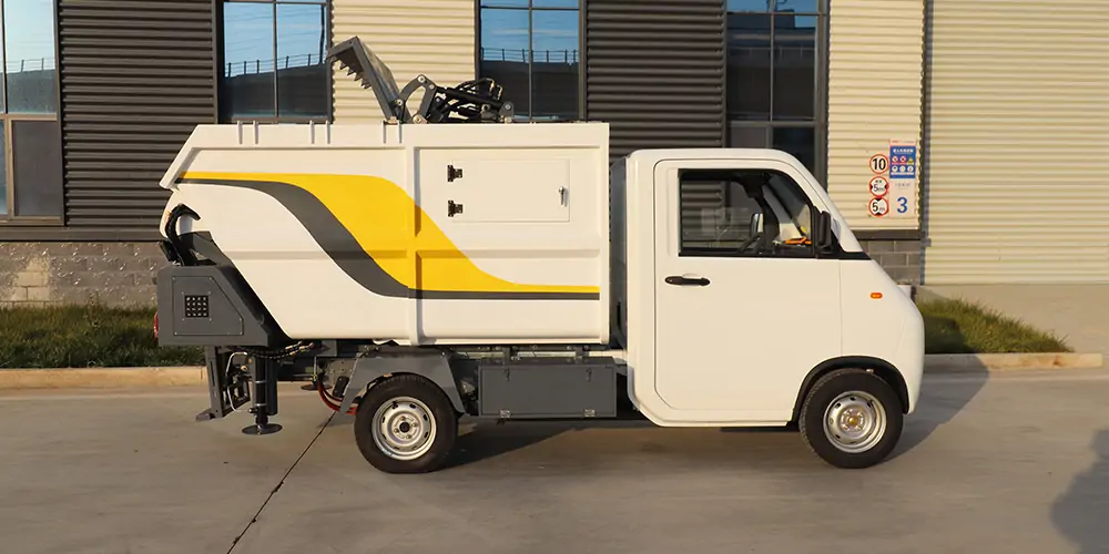 純電動后裝式垃圾車，后裝式垃圾車，垃圾車，電動垃圾車