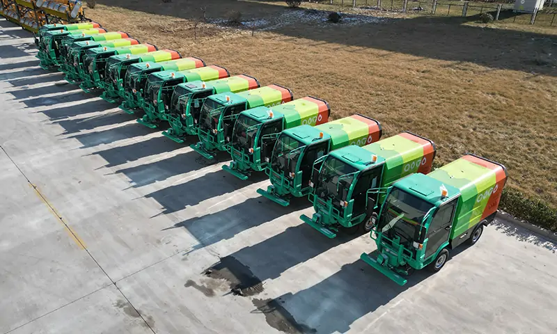 純電動四輪高壓清洗車:高效清潔與綠色環保的完美結合